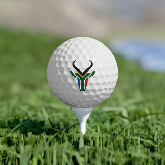 South African Springbok Golf Balls, 6pcs