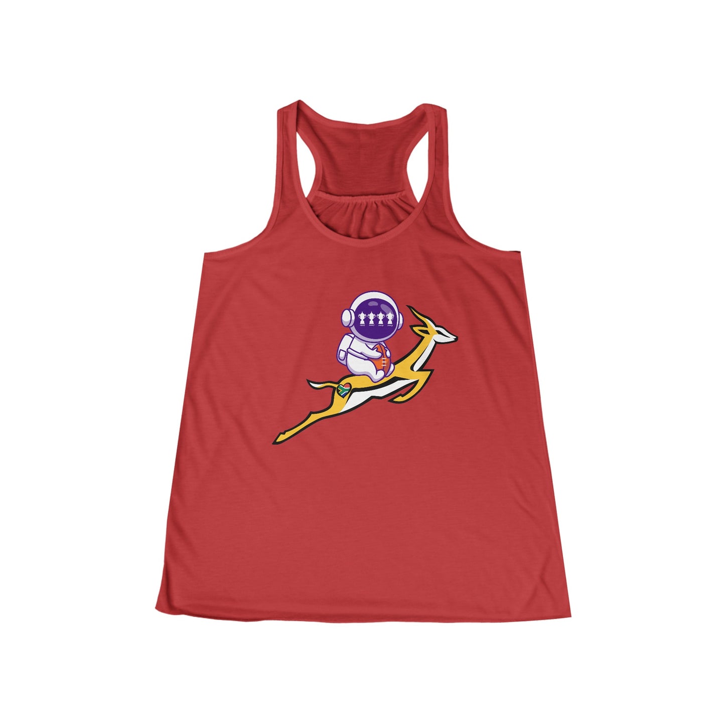 Astrobok Flying Women's Flowy Racerback Tank