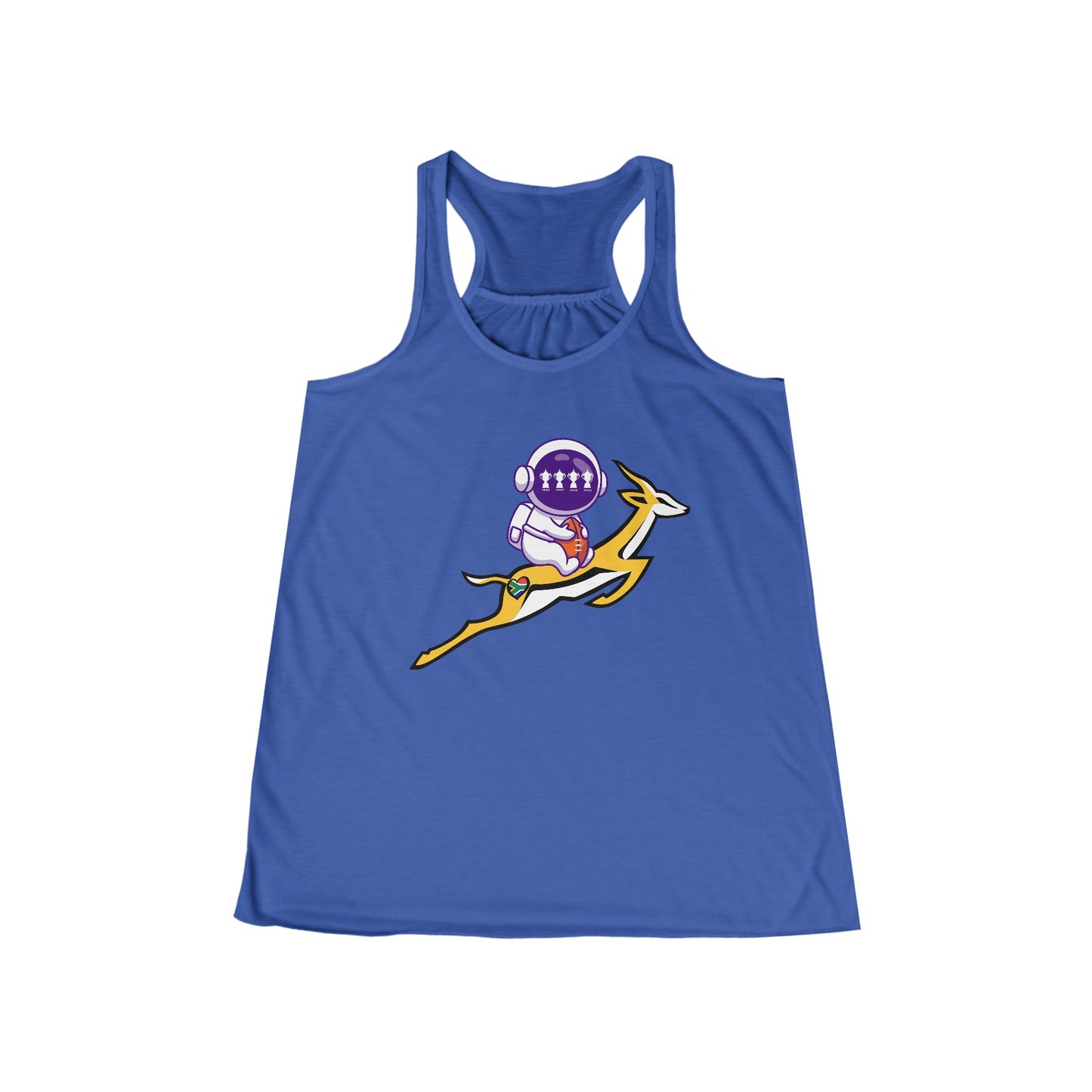 Astrobok Flying Women's Flowy Racerback Tank