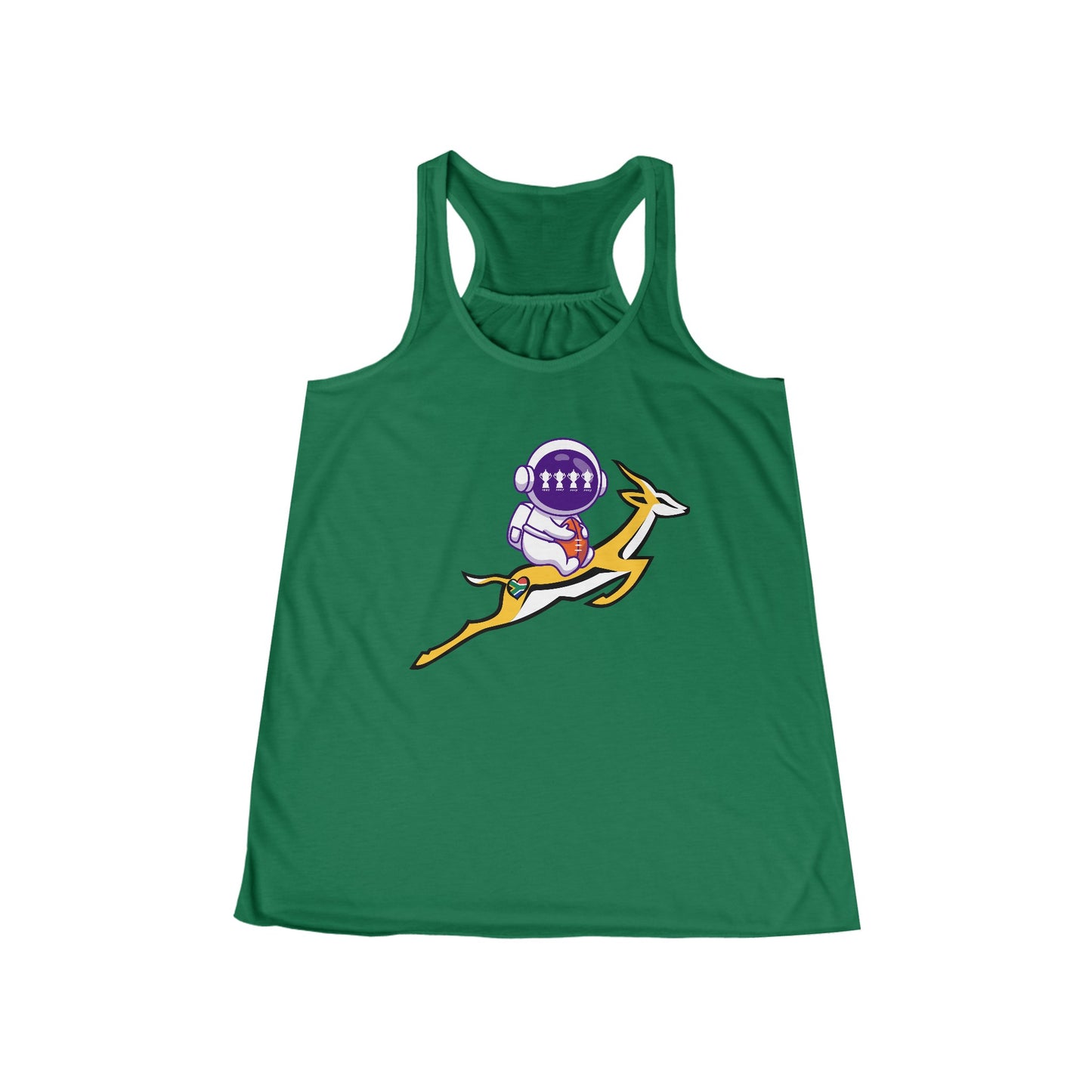 Astrobok Flying Women's Flowy Racerback Tank