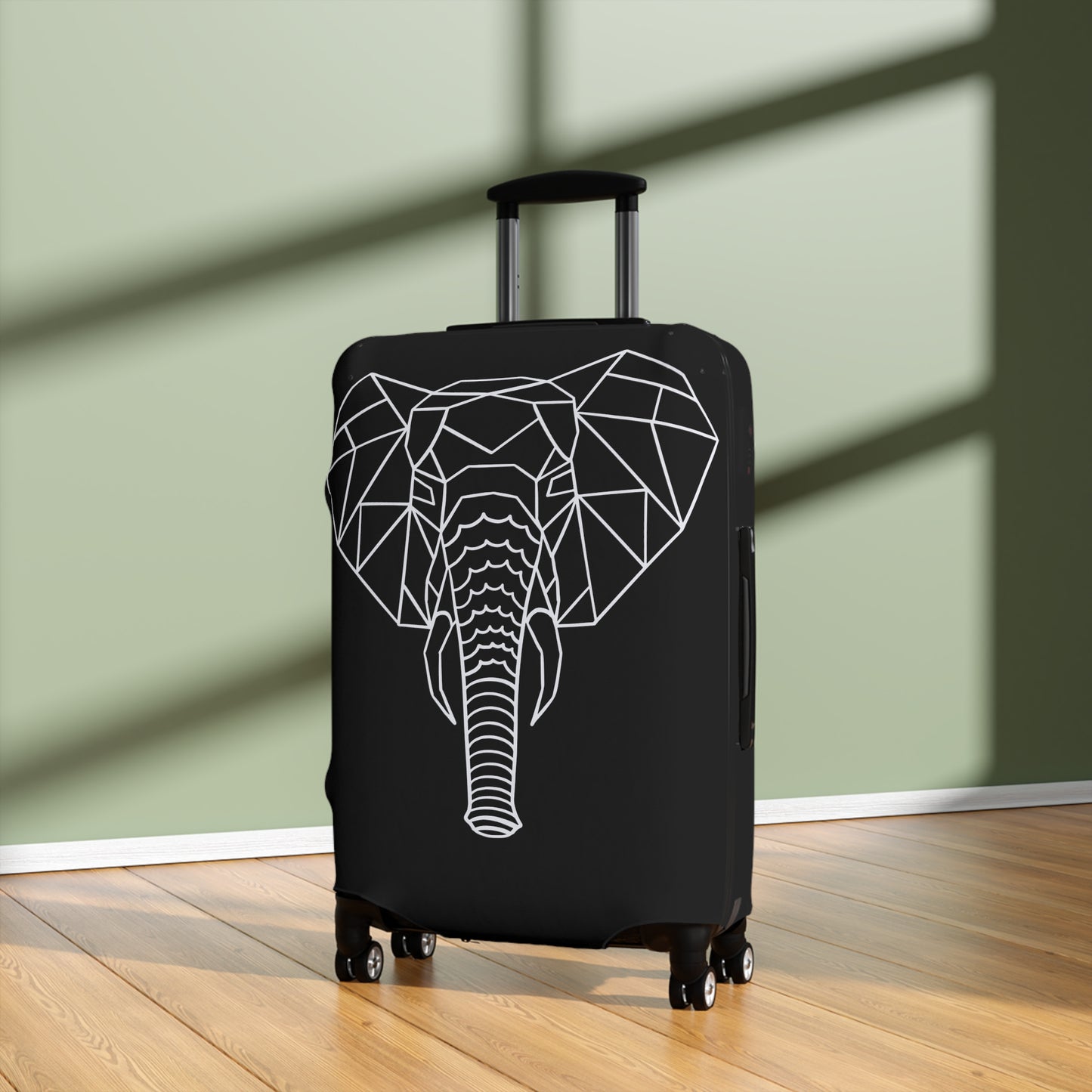 Elephant Origami Luggage Cover