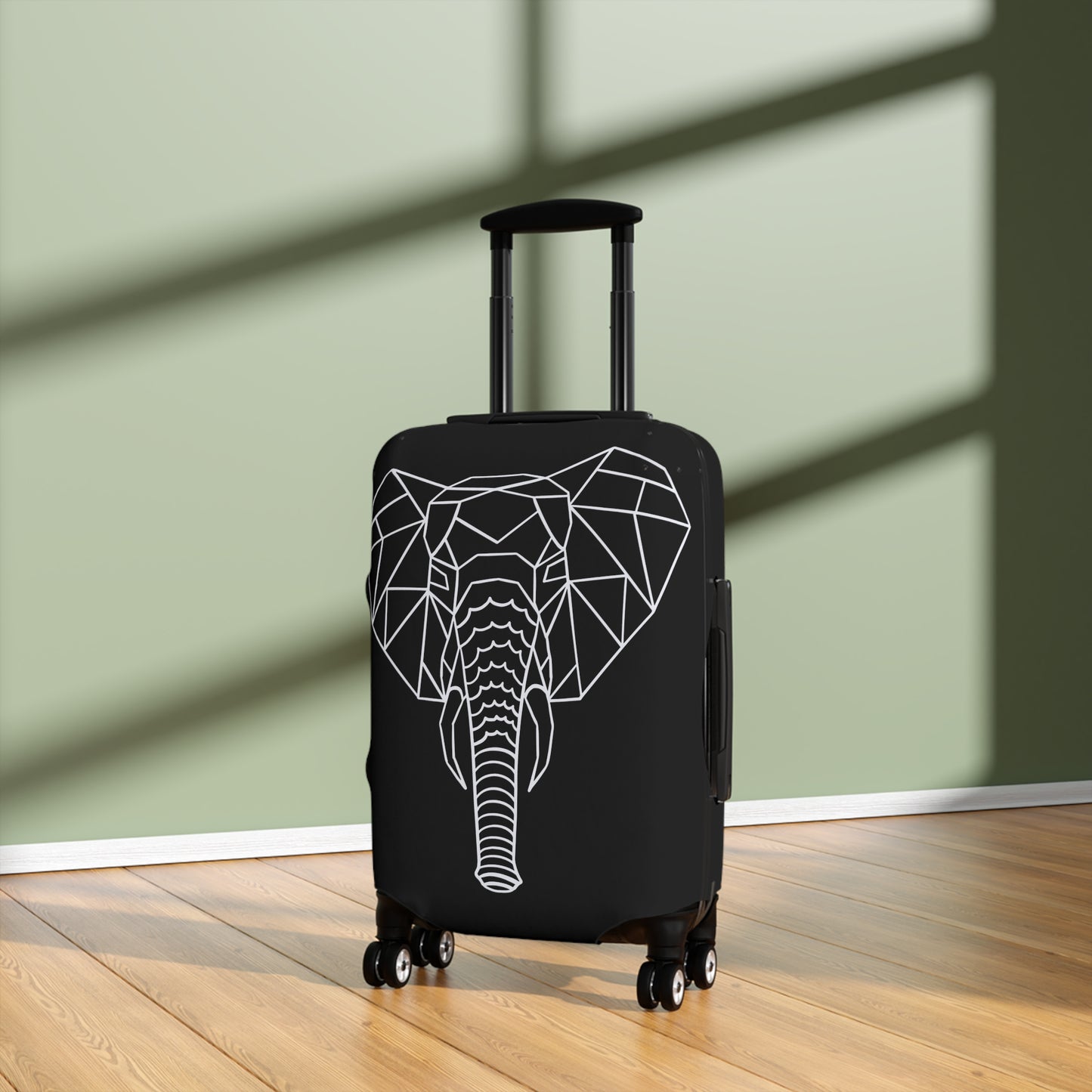 Elephant Origami Luggage Cover