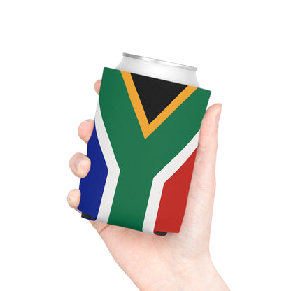 USA + South African Flag Can Cooler