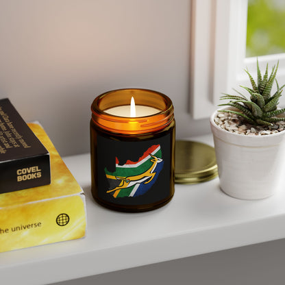 South African Bok Fan Scented Coconut Apricot Candles (4oz, 9oz)