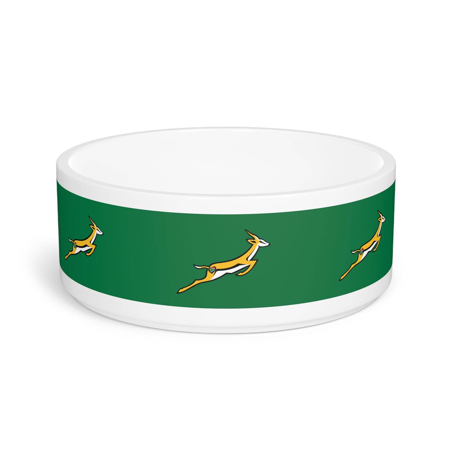 South African Green and Gold Pet Bowl