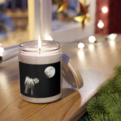 Scented Elephant Moon Candle / 9oz