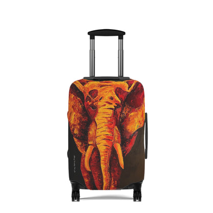 Elephant in Orange - by Audrey Krüger - Luggage Cover