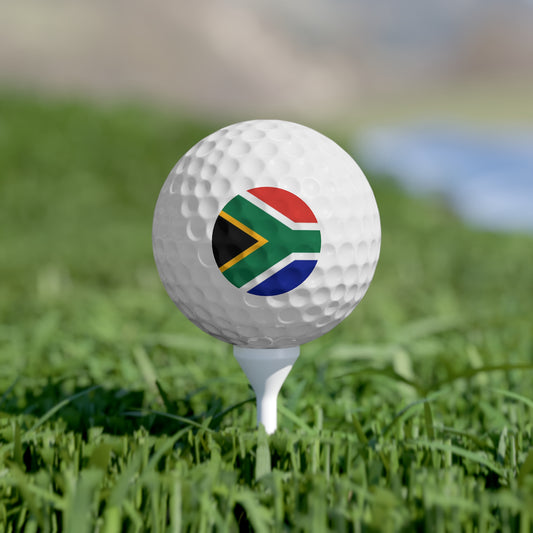 South African Flag Golf Balls, 6pcs