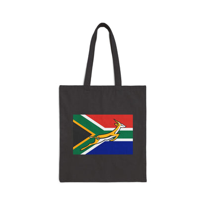 South African Bok Fan Cotton Canvas Tote Bag