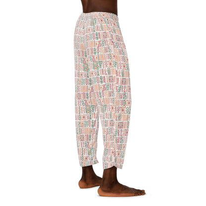 African Print Men's Pajama Pants