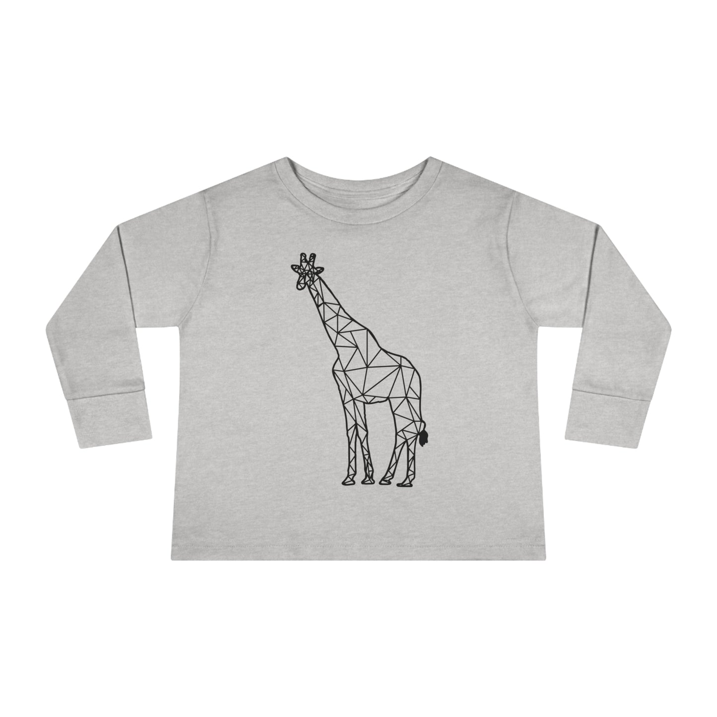 Giraffe Origami Toddler Long Sleeve Tee