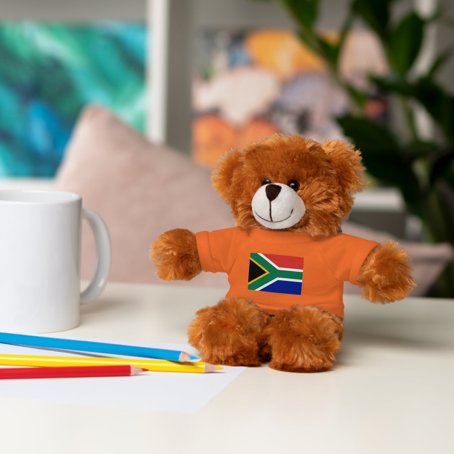 South African Flag Stuffed Animals with Tee