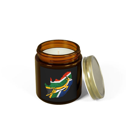 South African Bok Fan Scented Coconut Apricot Candles (4oz, 9oz)