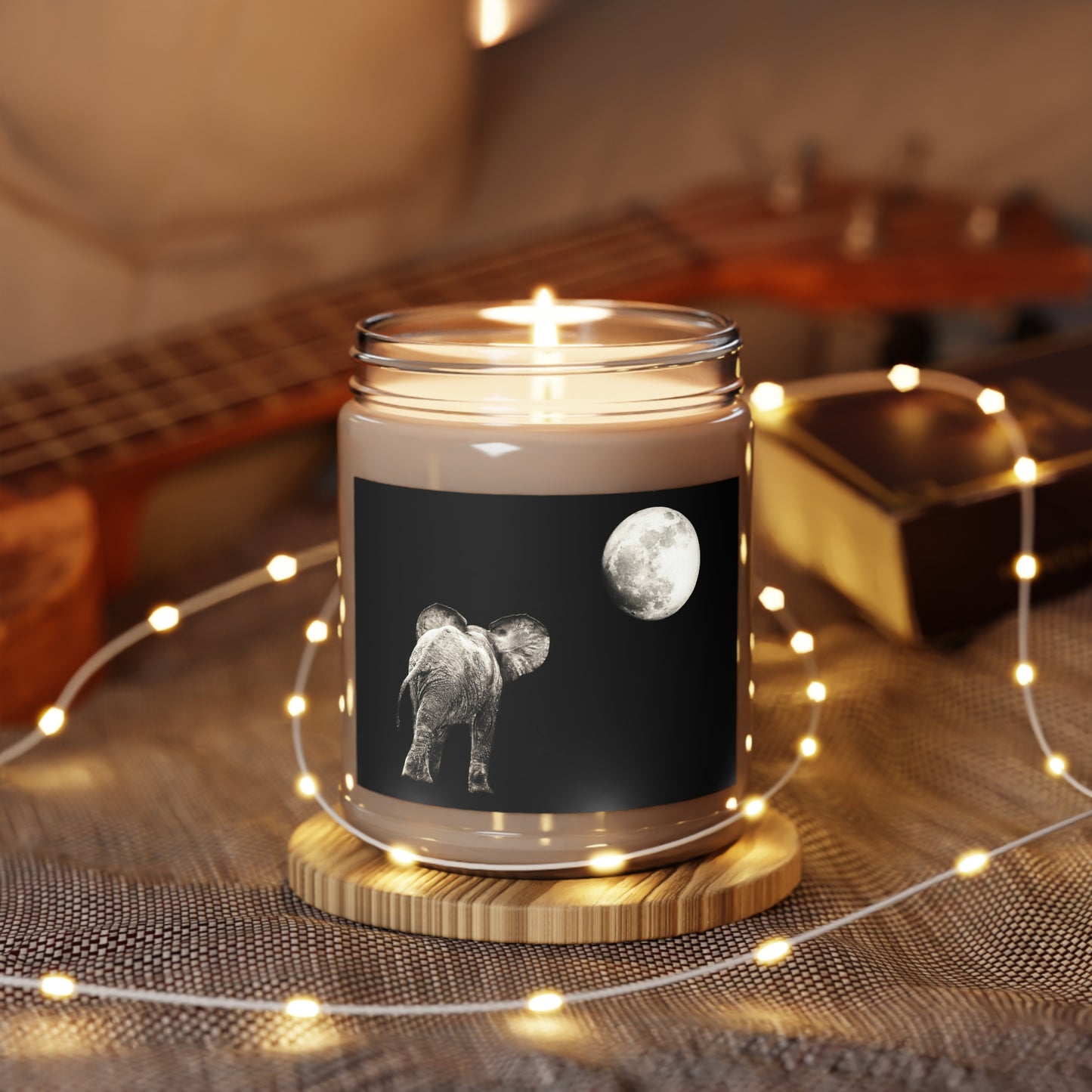 Scented Elephant Moon Candle / 9oz