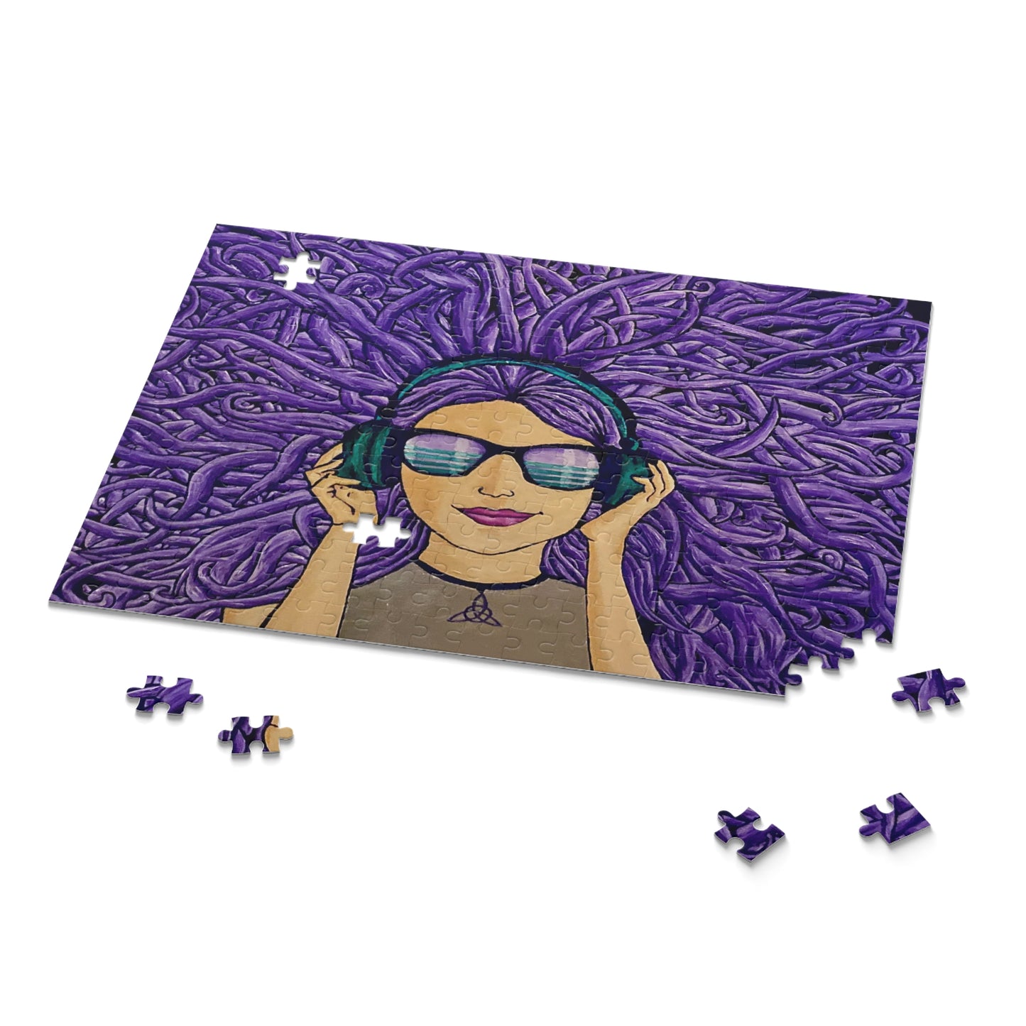 Vibin' Girl Puzzle (120, 252, 500-Piece)