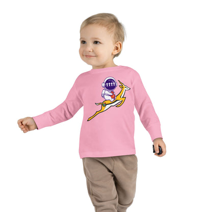 Astrobok Flying Toddler Long Sleeve Tee