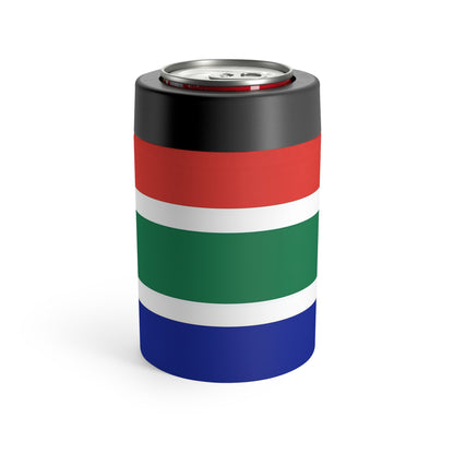 South African flag Stainless Steel Koozie / Can Holder