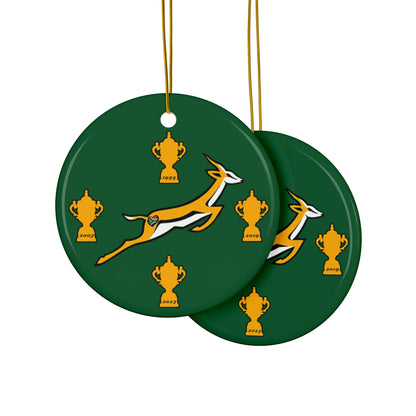 Springbok Trophies Ceramic Ornaments (1pc, 3pcs, 5pcs, 10pcs)