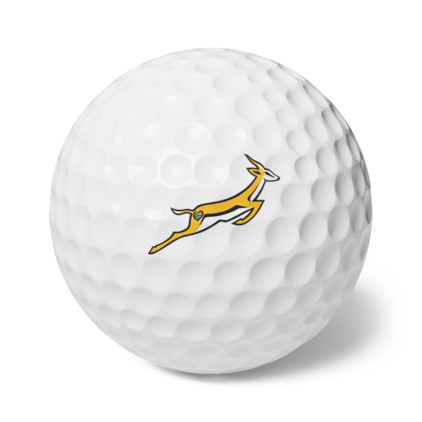 SA Green & Gold for life Golf Balls, 6pcs