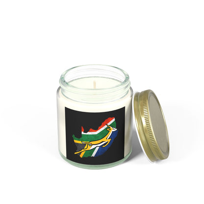 South African Bok Fan Scented Coconut Apricot Candles (4oz, 9oz)