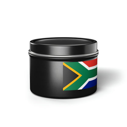 South African Flag Tin Candles