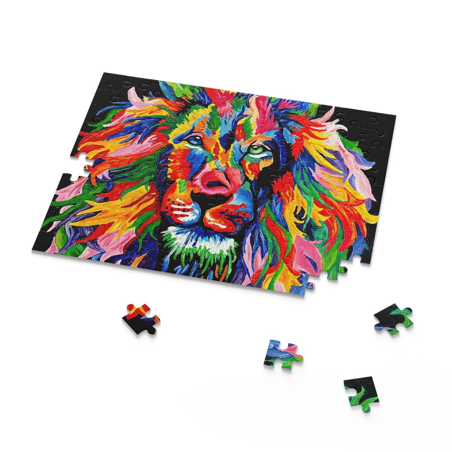 Rainbow Lion Puzzle (120, 252, 500-Piece)