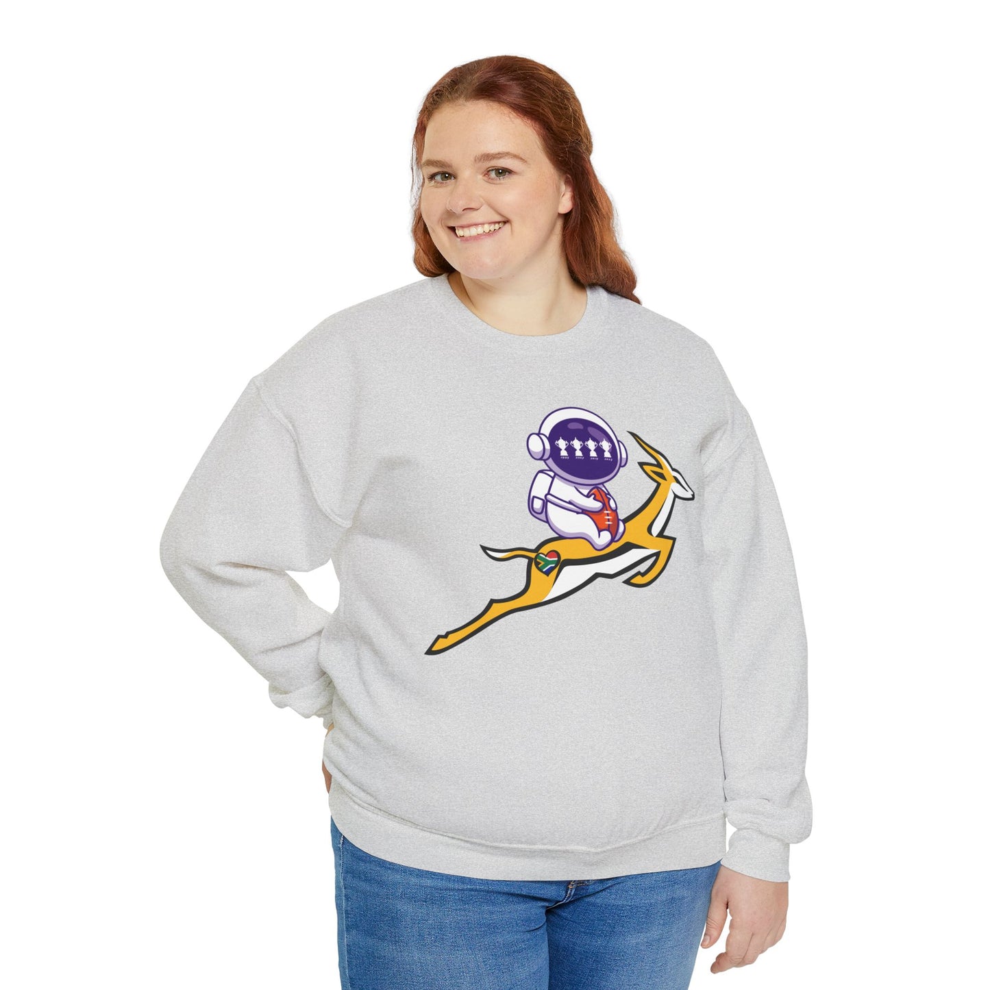 Astrobok to the Moon Sweatshirt: Unisex, Heavy blend