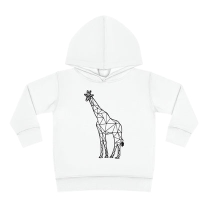 Giraffe Origami Toddler Pullover Fleece Hoodie