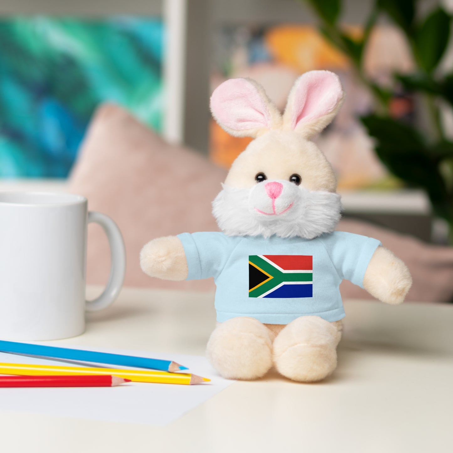 South African Flag Stuffed Animals with Tee