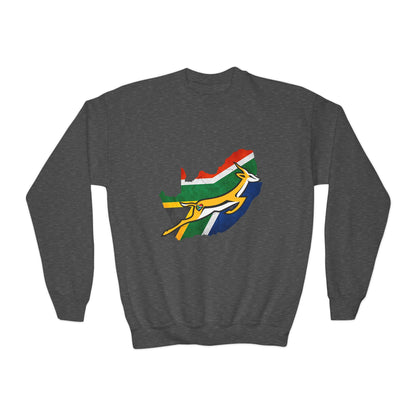 South African Bok Fan Youth Crewneck Sweatshirt