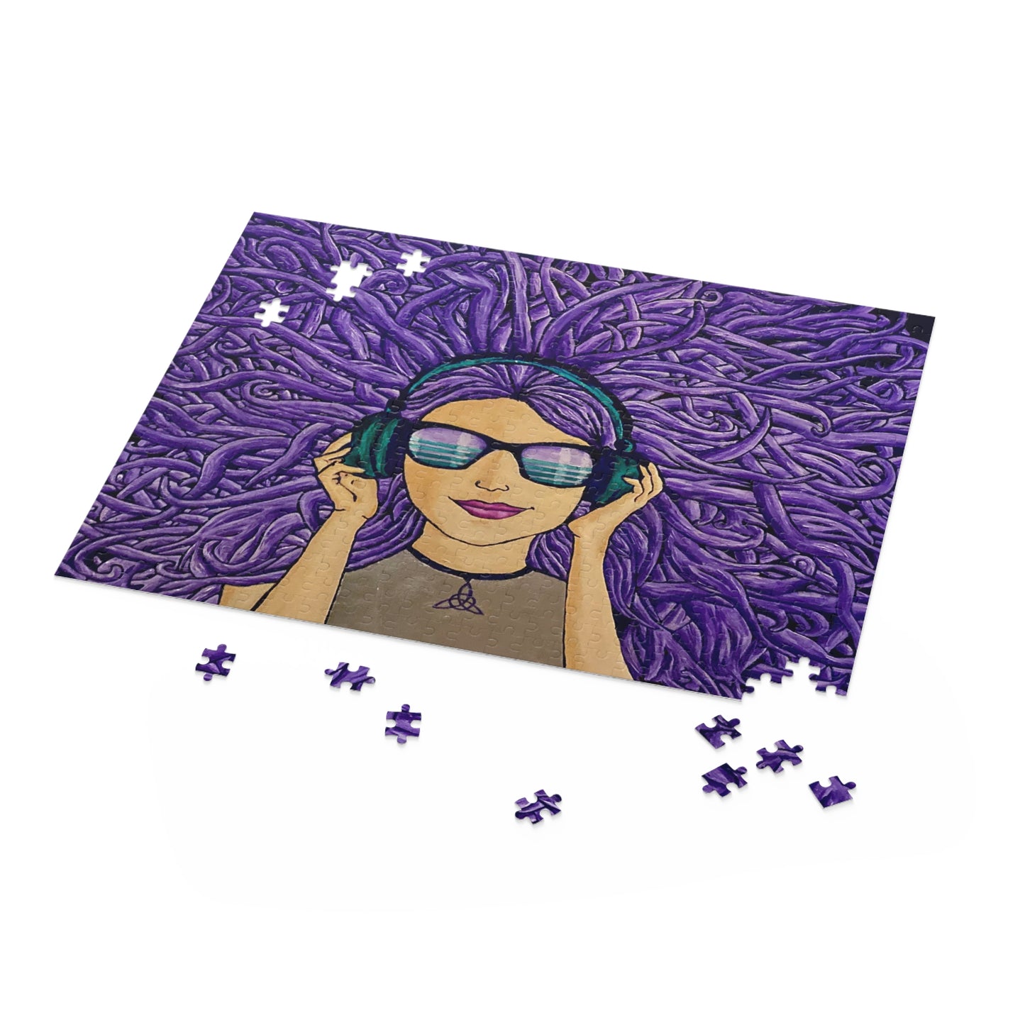 Vibin' Girl Puzzle (120, 252, 500-Piece)