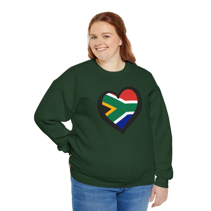 South African Heart Sweatshirt: Unisex, Heavy blend