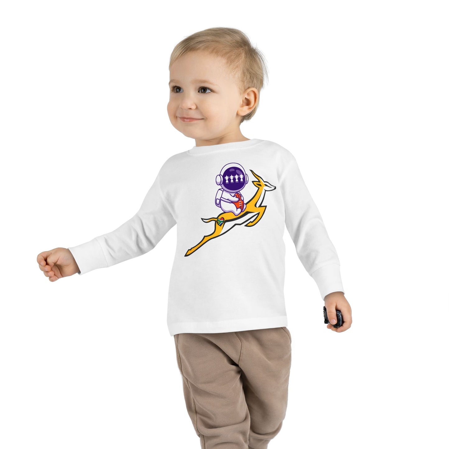 Astrobok Flying Toddler Long Sleeve Tee