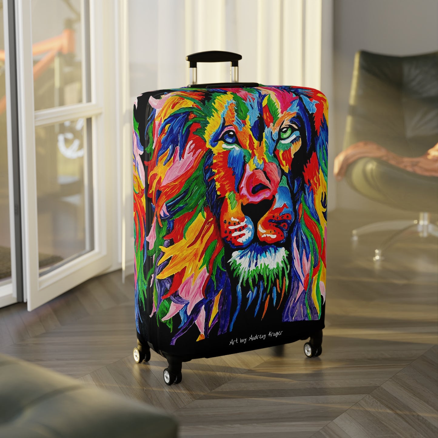 Proud Lion - by Audrey Krüger - Luggage Cover