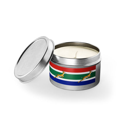 South African Bok Fan Tin Candles