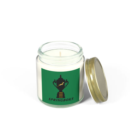 4 Trophies Bokke Scented Candles, Coconut Apricot Wax (4oz, 9oz)