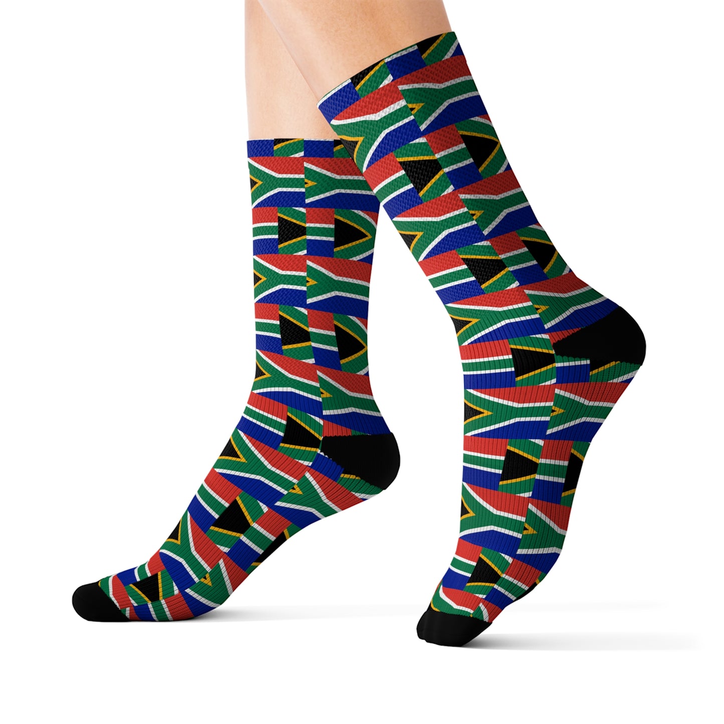 South African flag Sublimation Socks