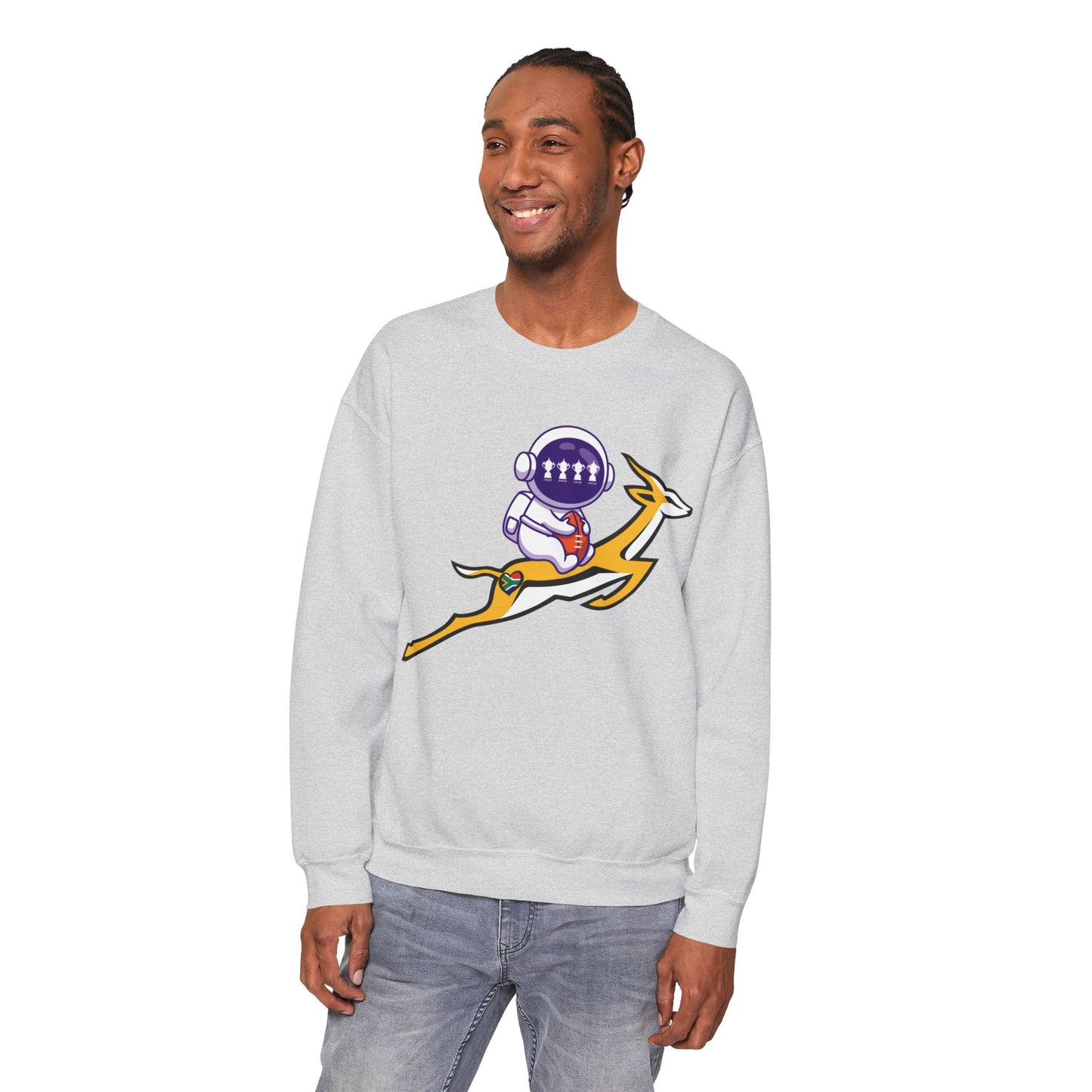 Astrobok to the Moon Sweatshirt: Unisex, Heavy blend