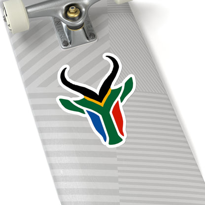 South African Springbok Kiss-Cut Stickers (not waterproof)