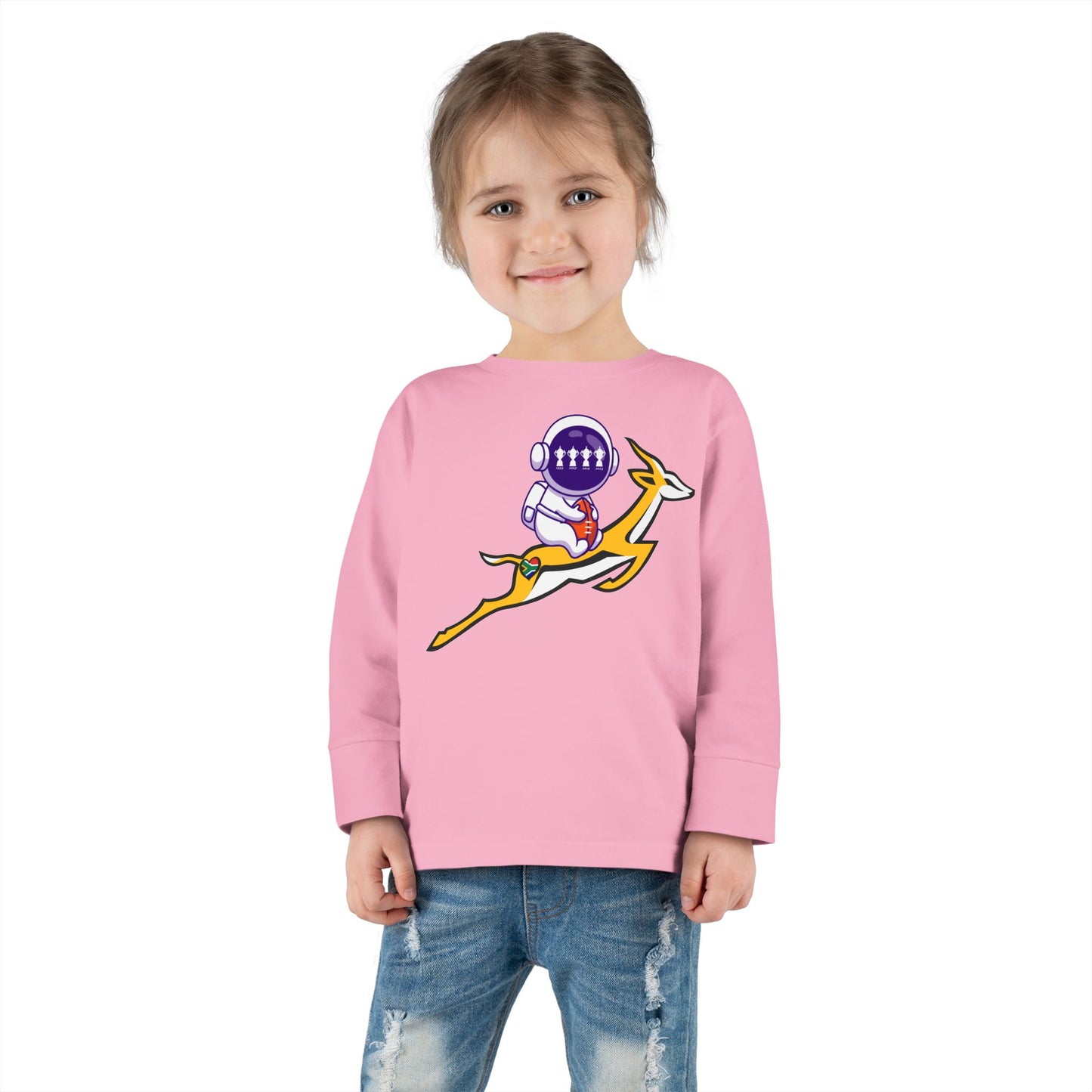 Astrobok Flying Toddler Long Sleeve Tee