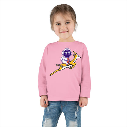 Astrobok Flying Toddler Long Sleeve Tee