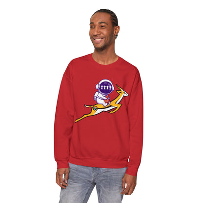 Astrobok to the Moon Sweatshirt: Unisex, Heavy blend