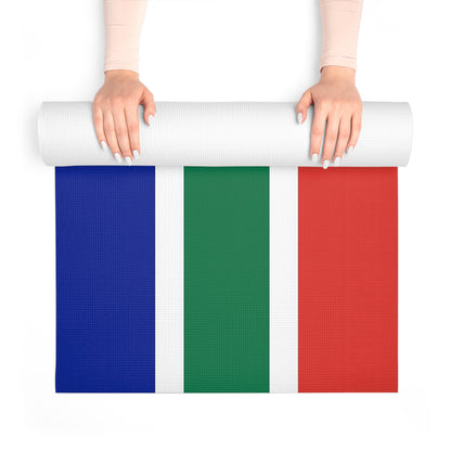 South African Flag Foam Yoga Mat