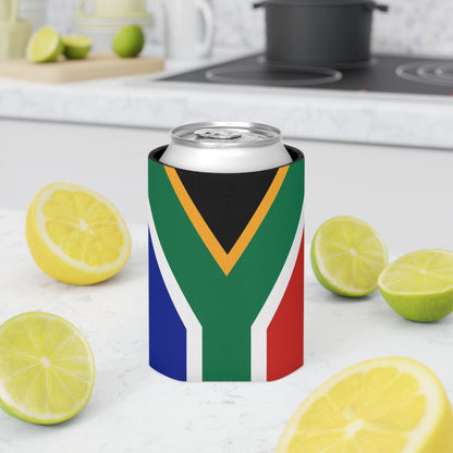 South African Flag Can Cooler