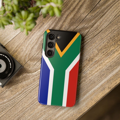 South African Flag Tough Phone Cases