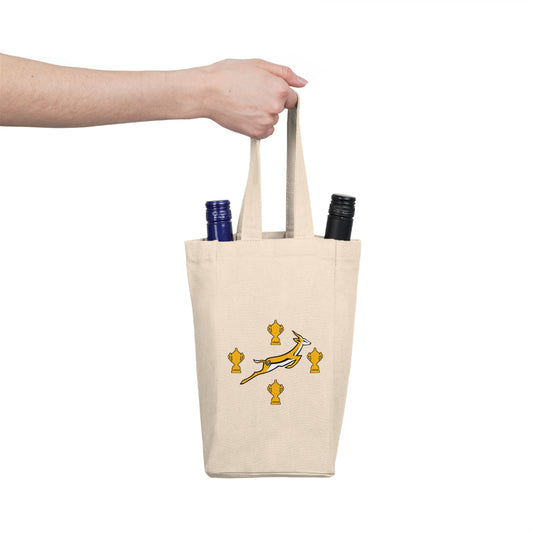 SA Rugby 4 Trophies Double Wine Tote Bag