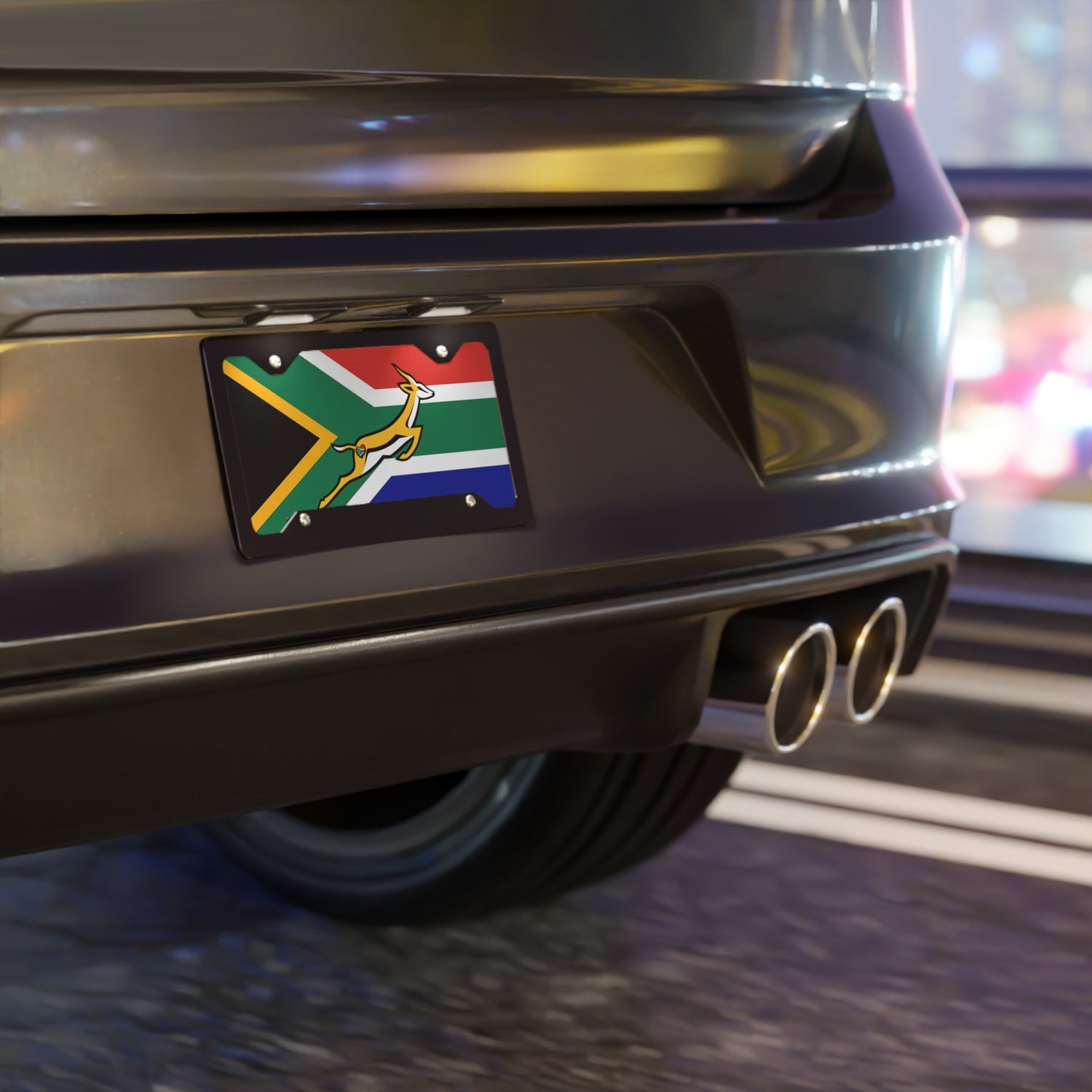 SA Flag Boks Vanity Plate - Gifts for South Africans