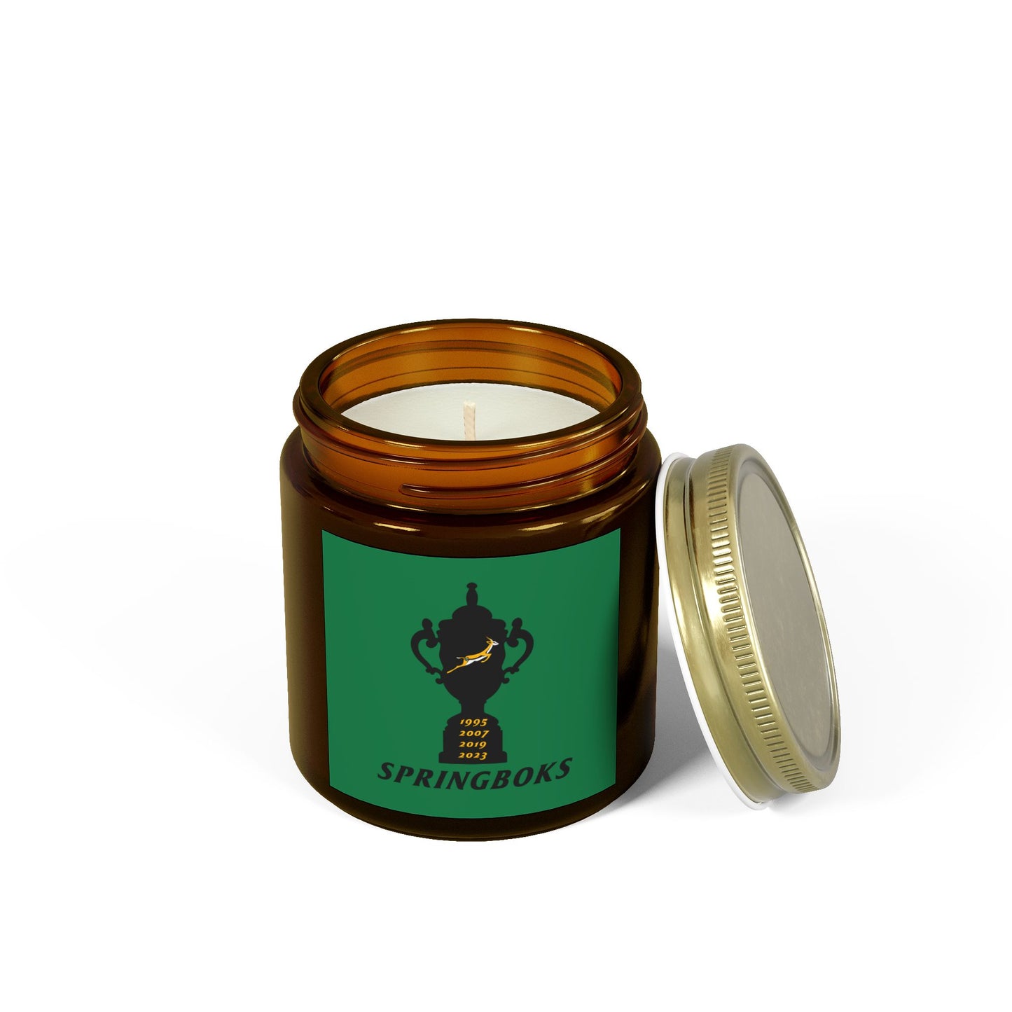 4 Trophies Bokke Scented Candles, Coconut Apricot Wax (4oz, 9oz)