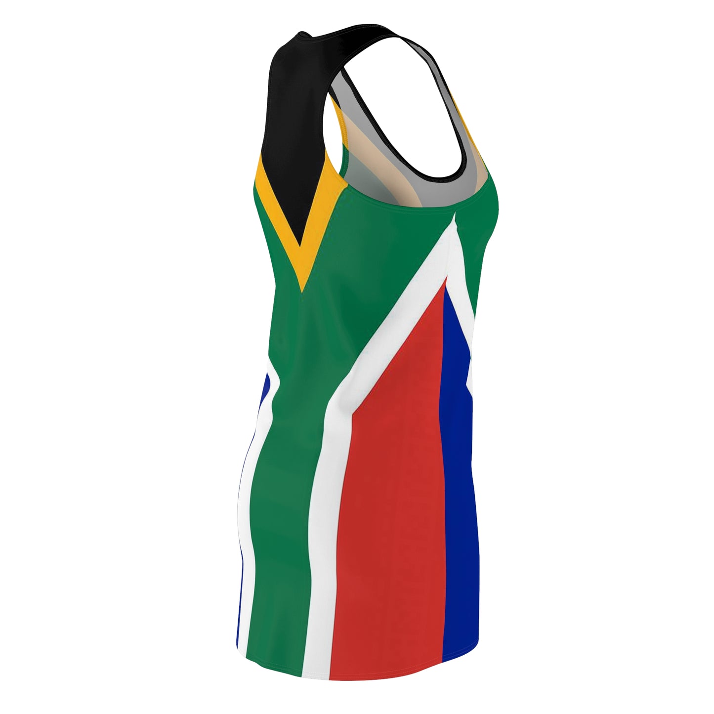 South African Flag Women's Cut & Sew Racerback Dress / Nightie