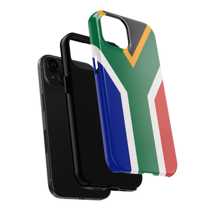 South African Flag Tough Phone Cases